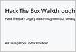 Hack The Box Legacy Walkthrough without Metasploi